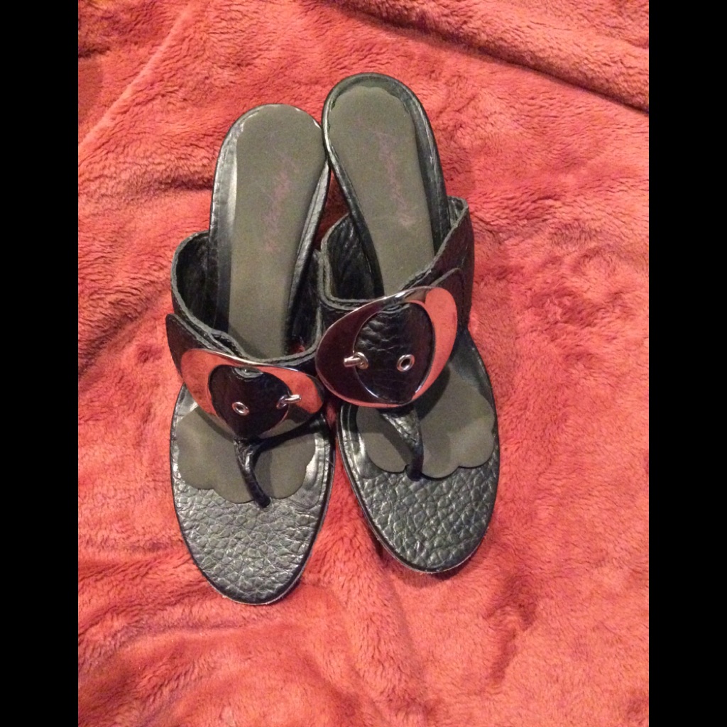 Black Sandals 727